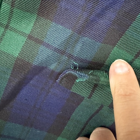 Alexia Admor Jayden Wide Leg Cropped Pants - Size 14 - Green Plaid -‎ NWT - Picture 10 of 12